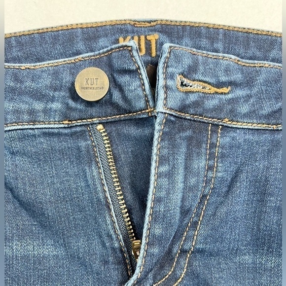 KUT FROM THE KLOTH Women’s Toothpick Skinny Mid-Rise Jeans Light Distress‎ 8S - Picture 3 of 13